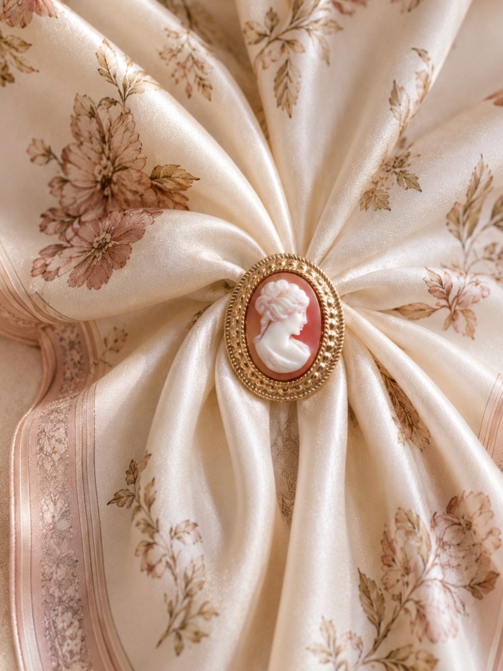Cameo Scarf Clip
